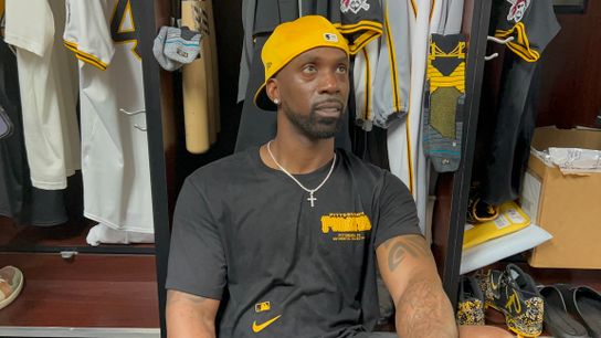 McCutchen reports to spring training feeling healthy taken in Bradenton, Fla. (Pirates)